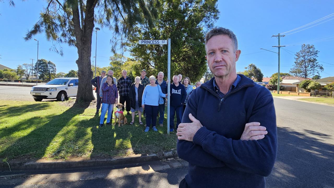 Property owner Dave Harms and other neighbouring residents are concerned about the size and scale of a proposed social housing development on Princess Street in Newtown by Mission Australia.
