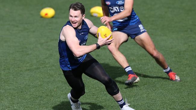 No wonder Patrick Dangerfield is smiling. Picture: Peter Ristevski