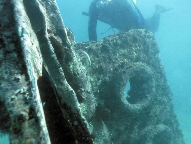 The wreck of the Antares. Picture: Heritage Victoria.