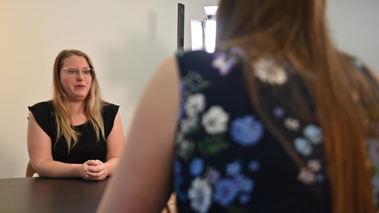 Emma shared her story with The Advertiser journalist Lauren Novak ahead of the Royal Commission starting on July 1. Picture: Keryn Stevens