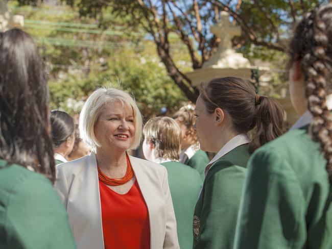 Dr Maree Herrett is principal of Santa Sabina College, which ranked fourth in the inner west.