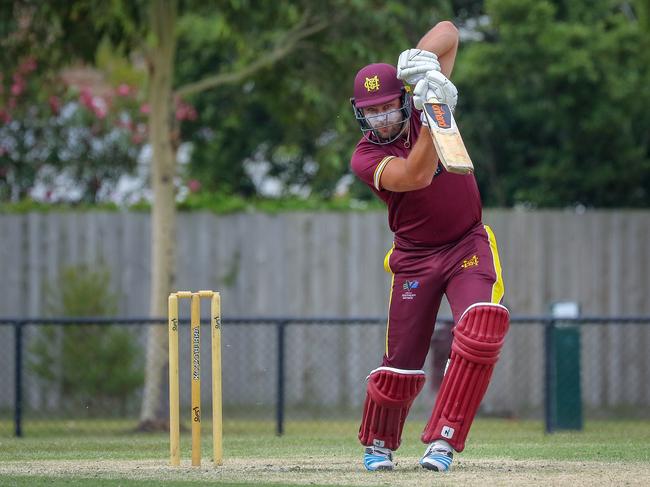 Tons of runs: Murrumbeena captain Brad Kruger.