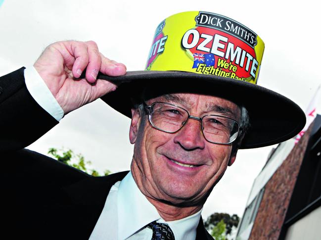 Entrepreneur Dick Smith has called time on Dick Smith Foods. Picture: Supplied