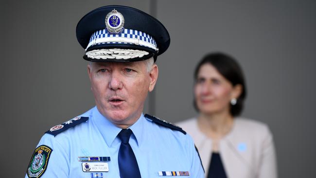 NSW Police Commissioner Mick Fuller regards solo fishing as a passive sport. Picture: AAP