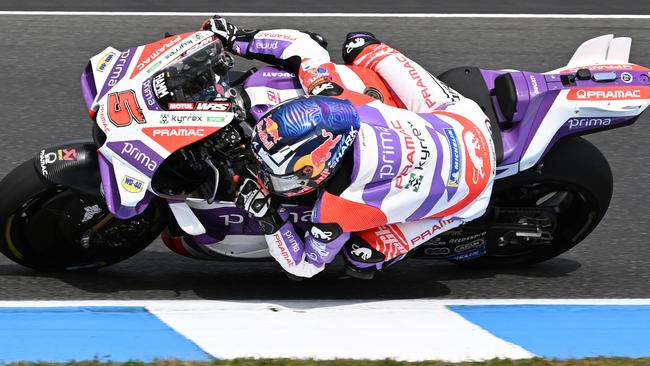 Johann Zarco competes during the MotoGP Australian Grand Prix. Picture: Paul CROCK / AFP