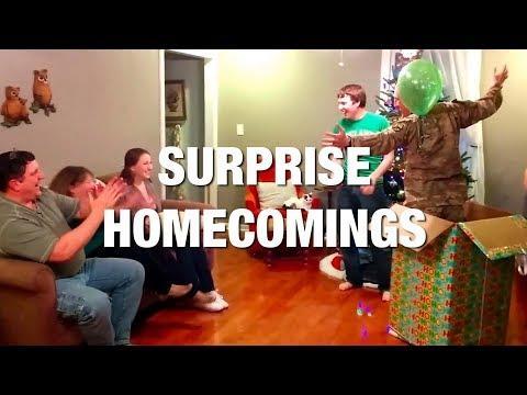 These Surprise Homecomings Will Melt Your Heart. Credit - Various via Storyful