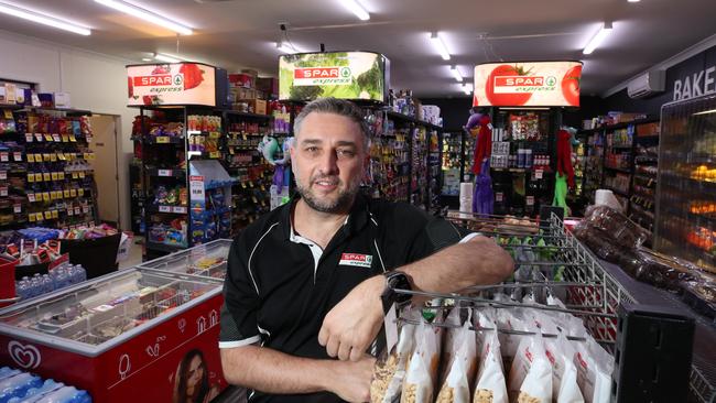 Storm recovery at Oxenford..A very happy Spa Express owner Duncan Harvey. . Picture Glenn Hampson