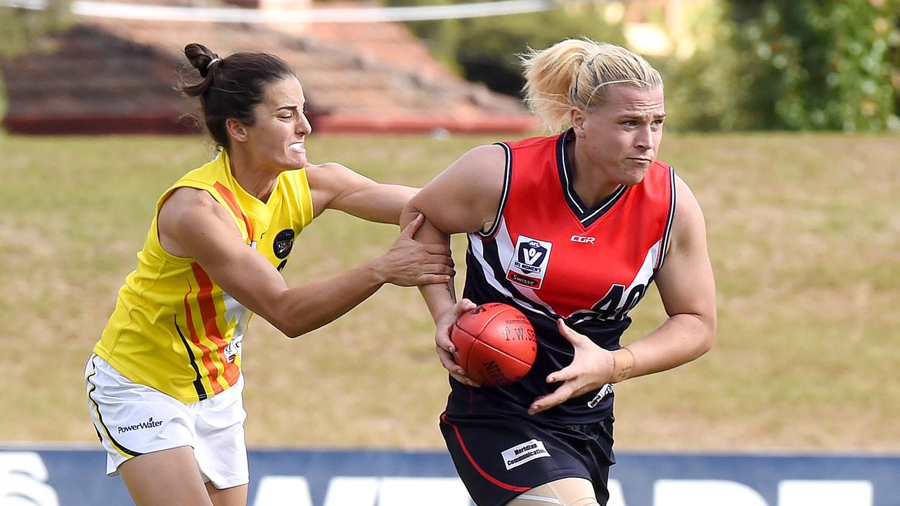 VFLW: Geelong leaves options open to stop Hannah Mouncey in clash ...