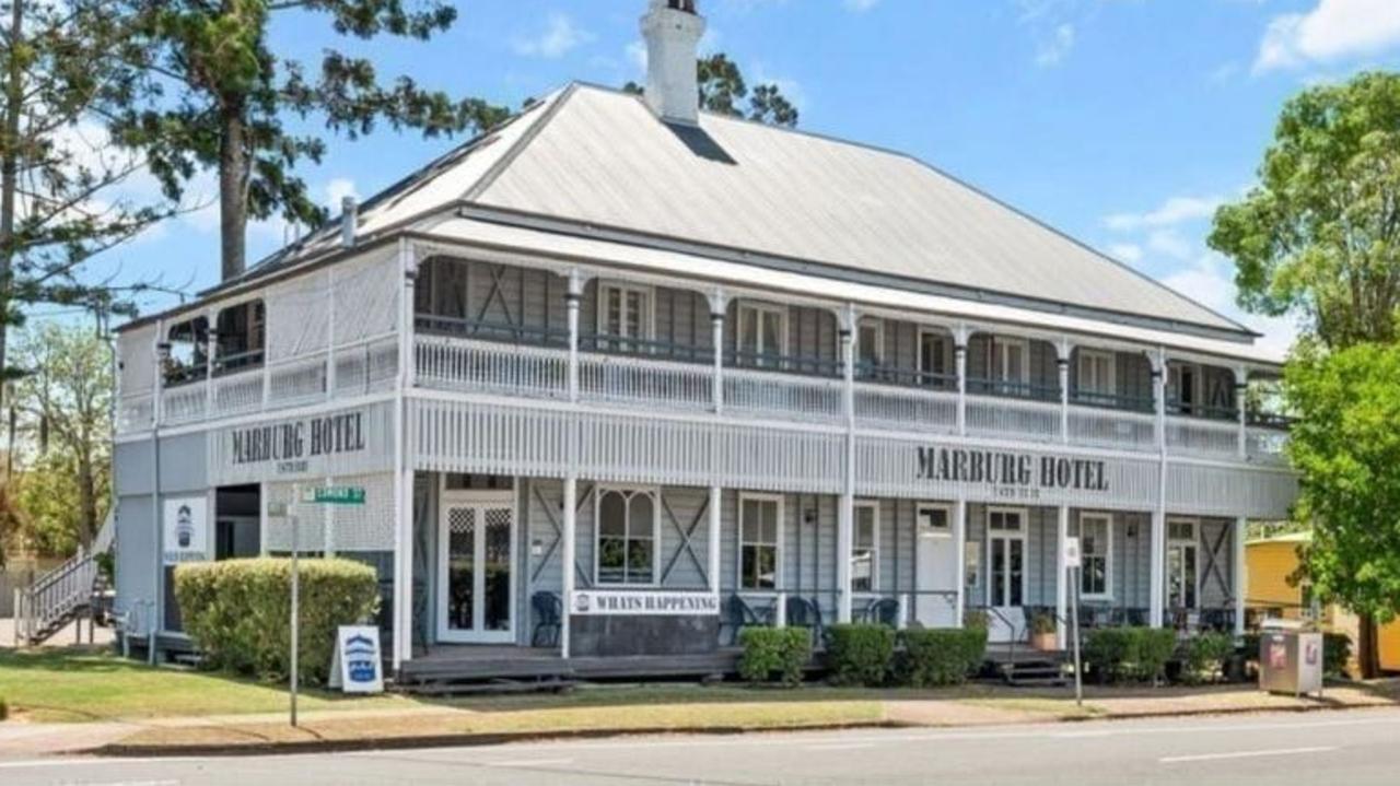 The Marburg Hotel, just off the Warrego Highway.