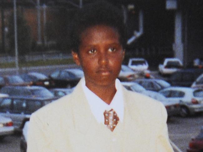 Khayre, 12, after his family brought him to Australia.