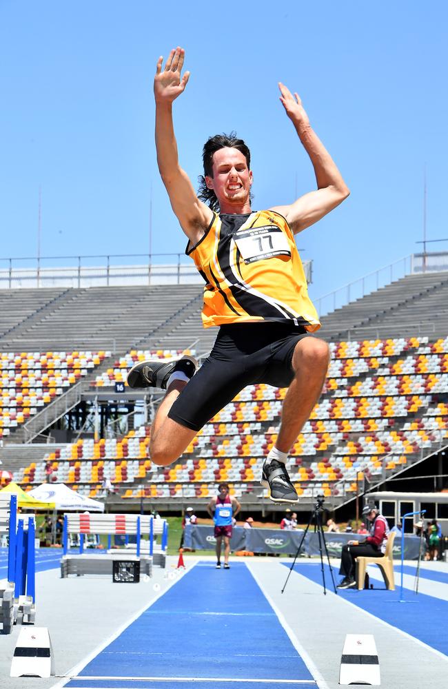 Queensland Representative School Sport track and field championships in Brisbane. Saturday October 12, 2024. Picture, John Gass