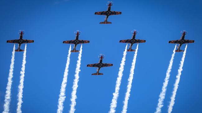 Aviation enthusiasts experienced an incredible array of aircraft, from RAAF and aerobatic planes to commercial and recreational flying machines. Picture: Supplied / Duncan Fenn