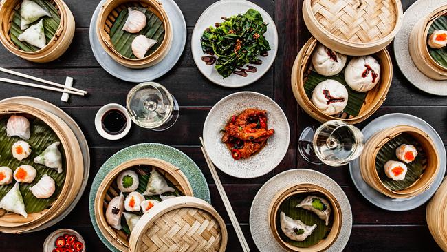 A yum cha spread at Brisbane's Stanley restaurant at Howard Smith Wharves