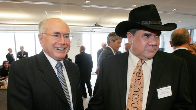 John Howard and Mick Dodson in 2006.