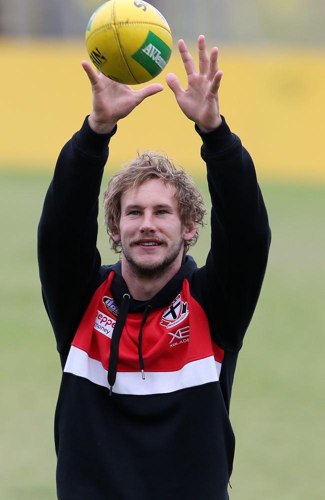 St Kilda defender Jimmy Webster could only manage an injury-affected 13 points in Round 13.