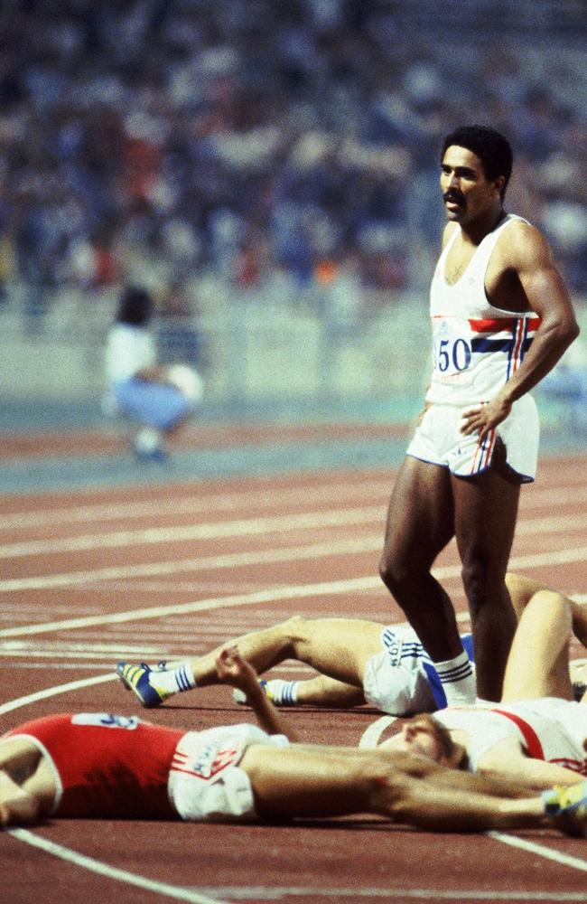 Thompson still standing after all others couldn’t. He won two Olympic gold medals. Picture: Steve Powell/Getty Images