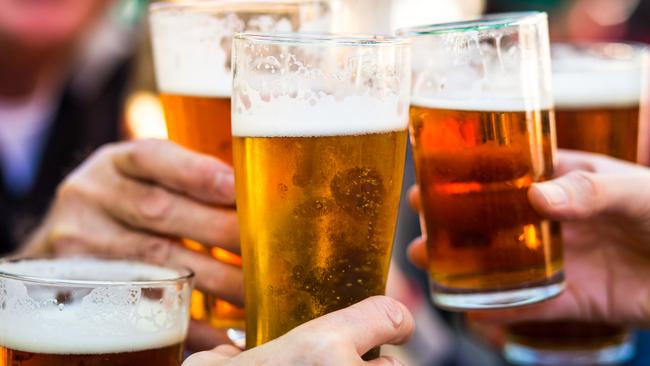 Many man said they’d be willing to give up beer … provided they could still drink whiskey and wine. Picture: iStock