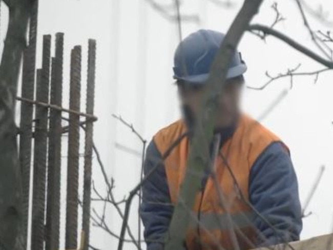 The Vice documentary reveals appalling conditions the North Korean workers face. Picture: Screengrab