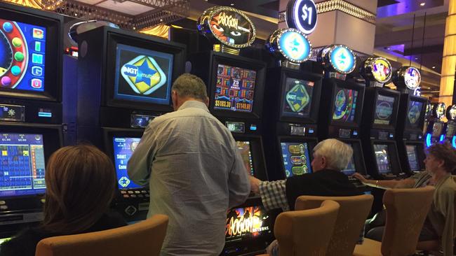 A majority of survey respondents want to see no or fewer poker machines in Tasmania. Picture: Chris Pavlich.