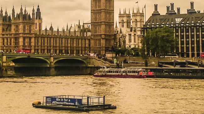 The Houses of Parliament and the River Thames. Picture: Daniel Steele