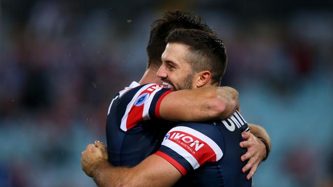 James Tedesco took home the three points in the Roosters loss to Canterbury. Picture: Getty