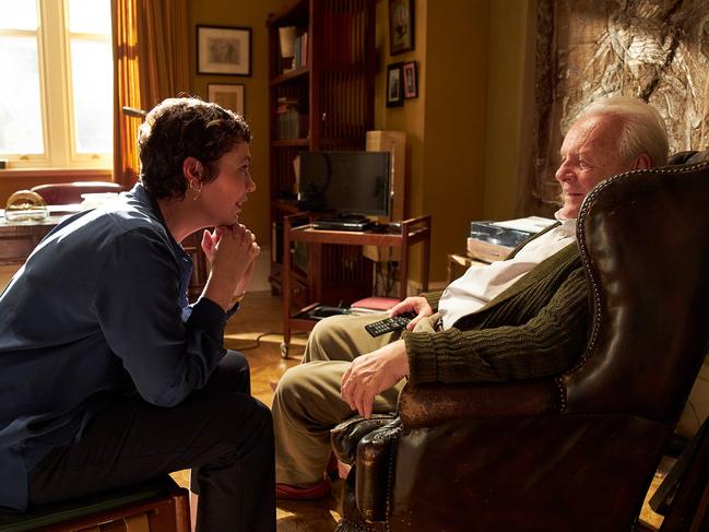 Olivia Colman and Anthony Hopkins in The Father. Picture: Sean Gleason