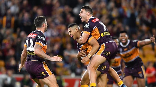 Brisbane face the Cowboys twice in the opening month. Picture: Darren England