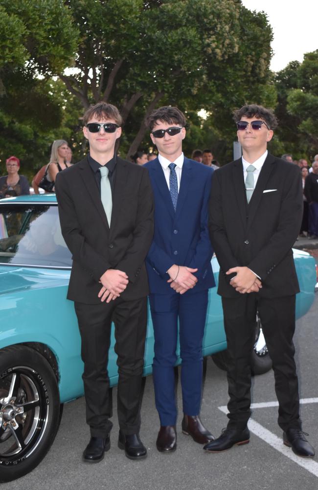 Students at Kawana Waters State College Year 12 formal 2024.