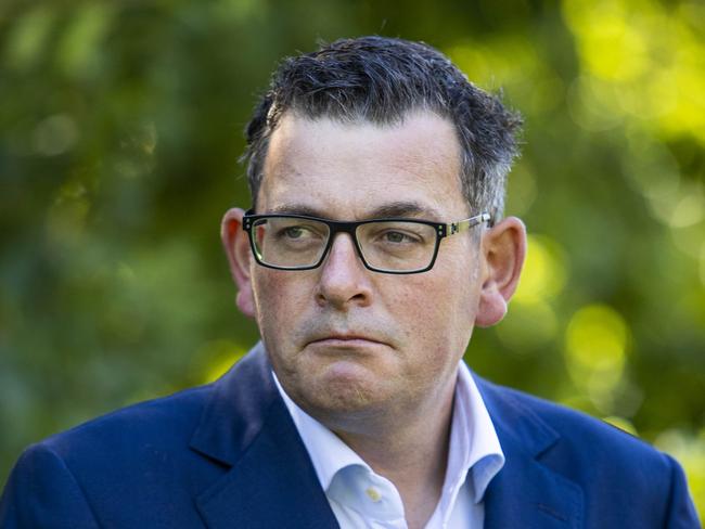 Daniel Andrews says Victoria already has vaccine arrangements in place. Picture: NCA NewsWire / Aaron Francis