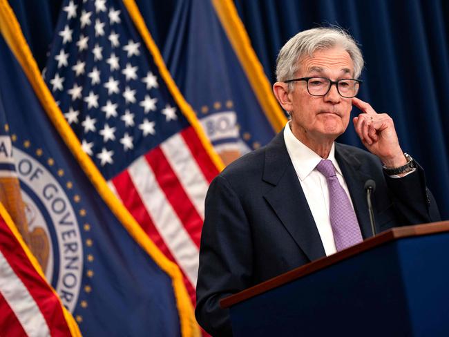 WASHINGTON, DC - NOVEMBER 07: Federal Reserve Board Federal Reserve Chairman Jerome Powell speaks during a news conference following a Federal Open Market Committee meeting in Washington on November 07, 2024 in Washington, DC. The Federal Reserve cut interest rates the second time this year, cutting its benchmark lending rate by a quarter percentage point as they extend efforts to keep the US economic expansion on solid footing amid concerns about a weakening labor market.   Kent Nishimura/Getty Images/AFP (Photo by Kent Nishimura / GETTY IMAGES NORTH AMERICA / Getty Images via AFP)