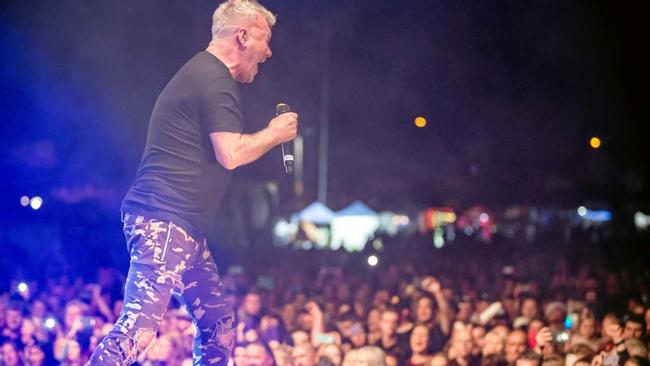 Rush Concert - Jimmy Barnes in Albert Park. Picture: LEEROY TODD