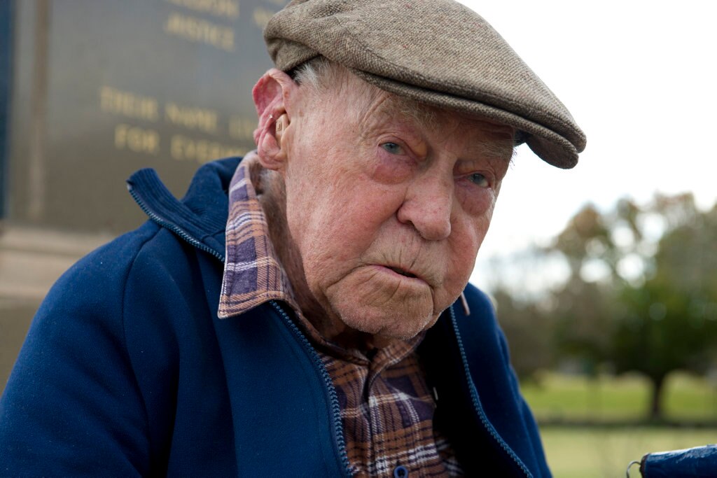 Milne Bay veteran Bert Miles is disappointed defence are sending only a small contingent for the 70th anniversay ceremony, Wednesday, August 22, 2012. Photo Kevin Farmer / The Chronicle. Picture: Kevin Farmer