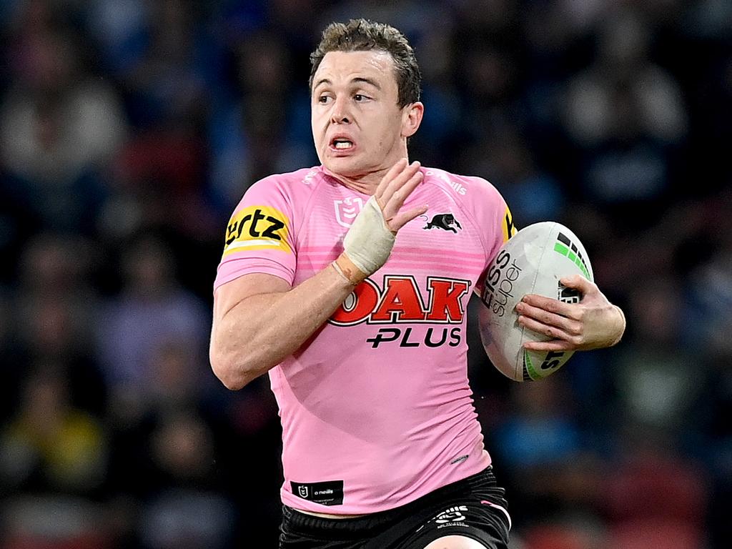 Edwards made 18 appearances for Penrith in the 2021 regular season. Picture: Bradley Kanaris / Getty Images