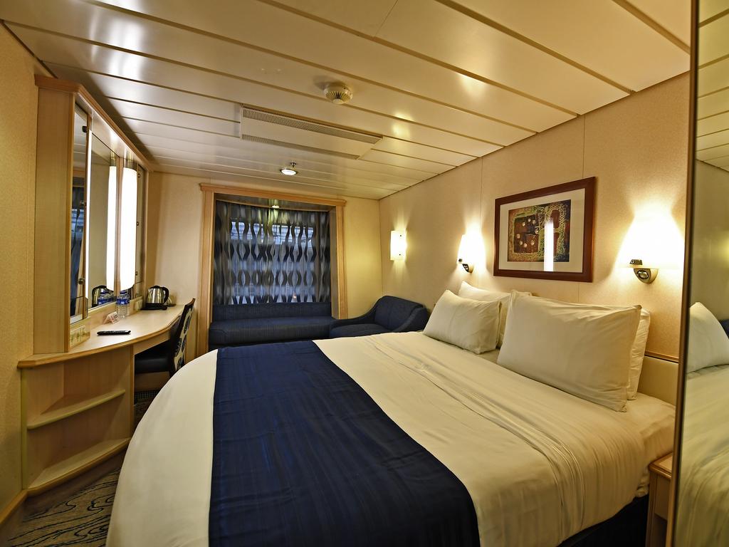 A promenade stateroom. Picture Royal Caribbean