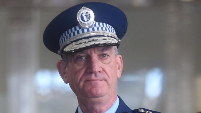 NSW Police Commissioner Andrew Scipione arriving at the inquest into the Lindt cafe siege, in Sydney, Picture: AAP Image/Paul Miller.