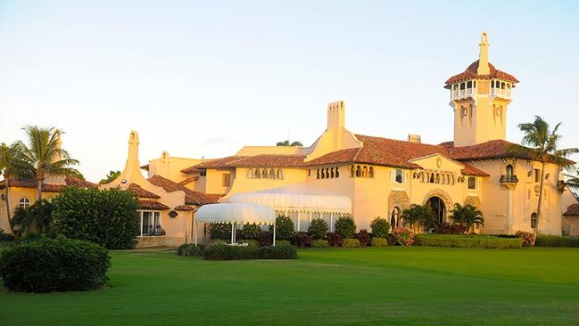 Inside Trump’s opulent resort in Florida. Picture: Courtesy Mar-a-Lago Club