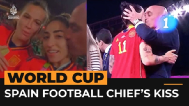 Outrage Over Spain Football Chief’s Kiss For World Cup Winner News