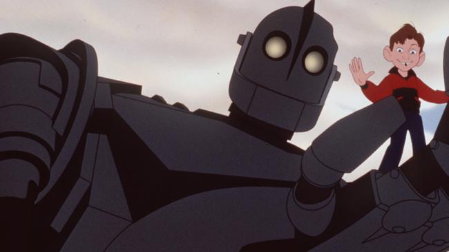 Jennifer Aniston and Harry Connick Jr. are two of the big name stars in The Iron Giant.