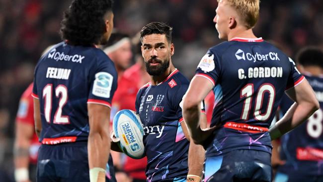 The Melbourne Rebels are getting shut down. (Photo by Kai Schwoerer/Getty Images)