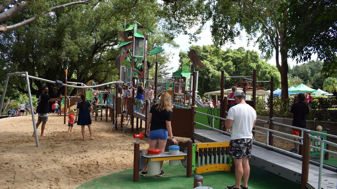 The redeveloped playground at Rockhampton Botanic Gardens on March 11, 2023. Picture: Aden Stokes