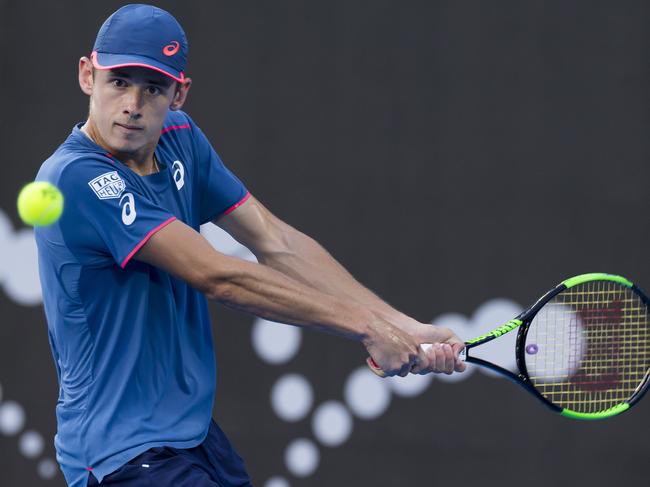 Alex de Minaur admitted the rain delays made life difficult.