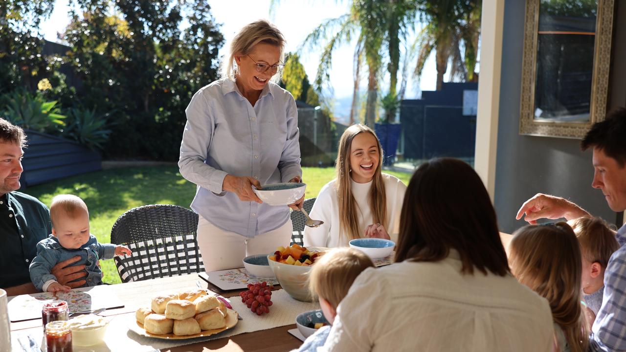 Sussan Ley’s family on Mother's Day on Sunday. Picture: Supplied
