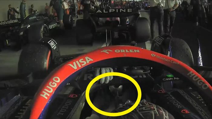 Daniel Ricciardo savours what could be his last moments in an F1 car. Photo: X.