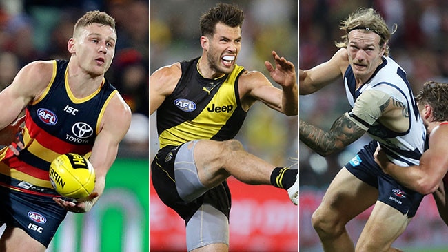 Rory Laird, Alex Rance and Tom Stewart make up the last line of defence.