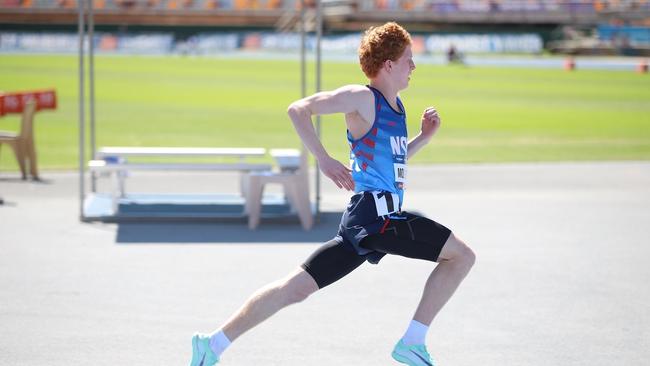 NSW All Schools athlete Ben Moloney. Picture: David Tarbotton