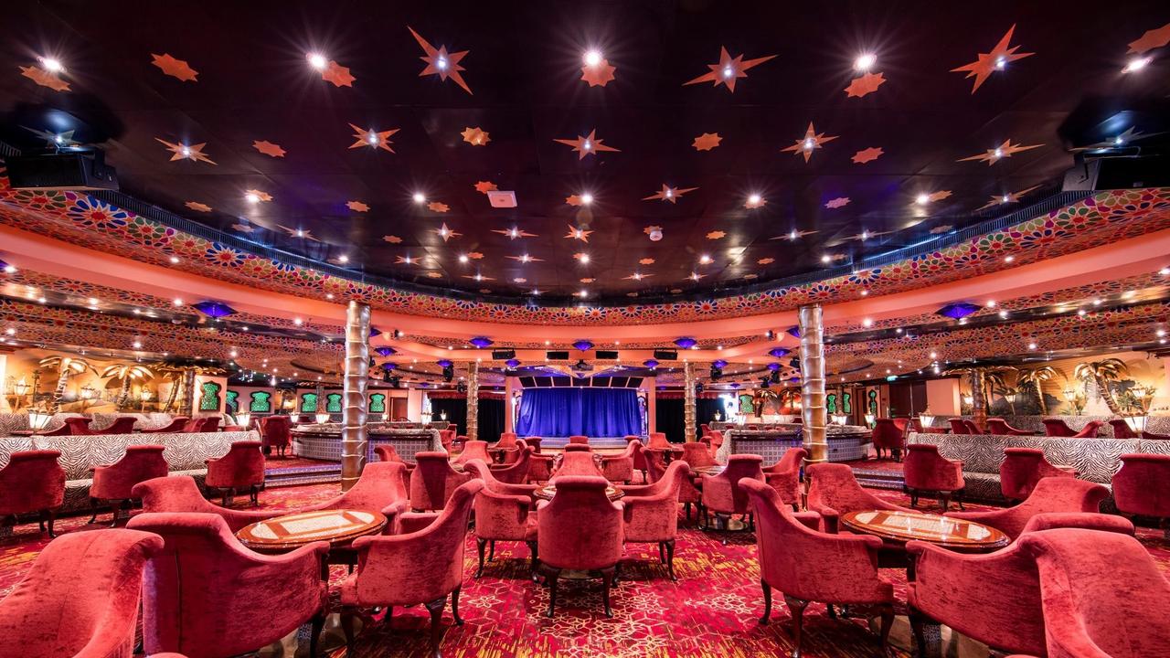 Carnival Splendor’s decor is bright and loud, leaning in to the fun of the ship.
