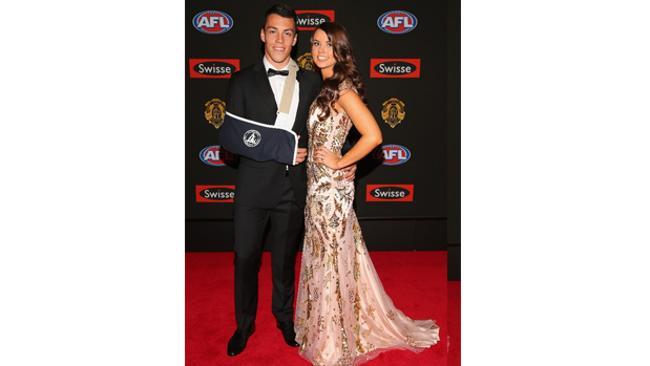 Kudos to Dylan Shiel, who looks the part, even with his arm in a cast. Photo: Getty