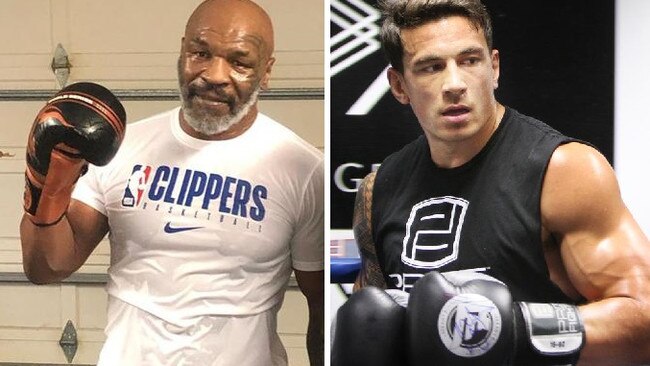 Mike Tyson is back, but he isn’t interested in facing Sonny Bill Williams. Credit: Instagram, News Corp.