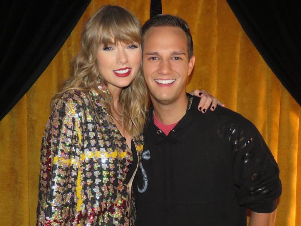 Taylor Swift with Bryan West. Picture: Instagram