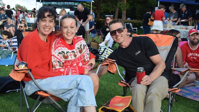 The Sanways enjoy their time at the 2023 Buderim Community Carols.